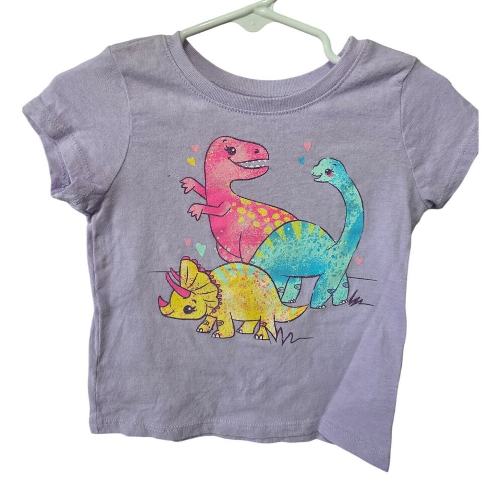 Purple Dinosaur Graphic T-Shirt – The Children’s Place – 18-24mo